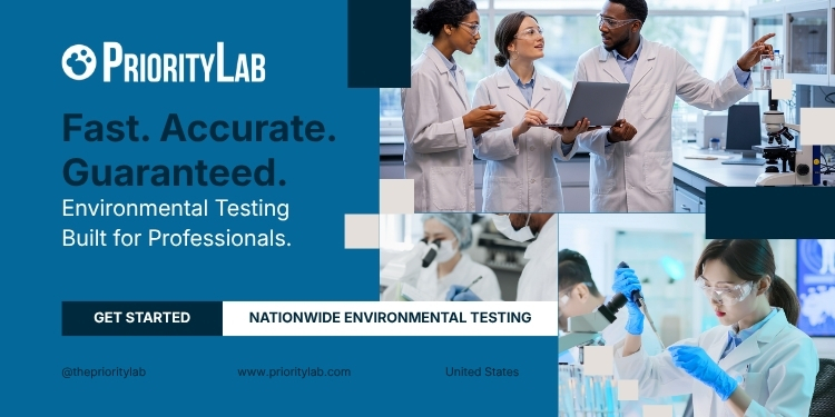 PriorityLab is a nationwide environmental analytical laboratory delivering fast, accurate testing for mold, asbestos, water, radon, lead, and indoor air quality.